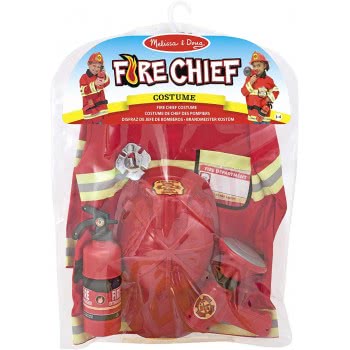 Melissa and Doug Fire Chief Role Play Costume Set 14834 000772148344