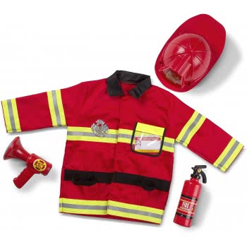Melissa and Doug Fire Chief Role Play Costume Set 14834 000772148344