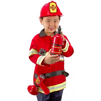 Melissa and Doug Fire Chief Role Play Costume Set 14834 000772148344