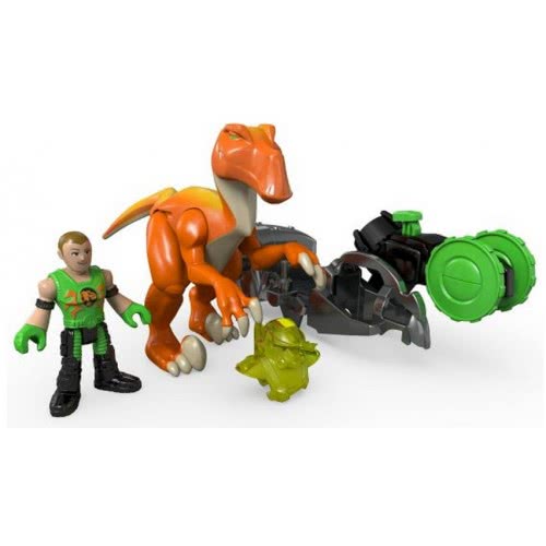 Mattel Imaginext Φιγούρα Με Δεινοσαυράκι (2 Σχέδια) BMG27 746775380472