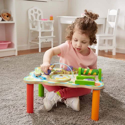 Melissa and Doug Jungle Activity Table Ξύλινο Τραπεζάκι Δραστηριοτήτων 40122 000772401227