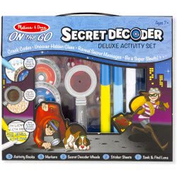 Melissa and Doug On The Go Secret Decoder Deluxe Σετ Δραστηριοτήτων 15238 000772152389