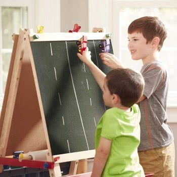Melissa and Doug Deluxe Standing Art Easel Arts Πίνακας Κιμωλίας Και Χειροτεχνίας 11282 000772112826
