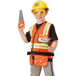 Melissa and Doug Construction Worker Role-Play Στολή Εργάτη Κατασκευών 14837 000772148375