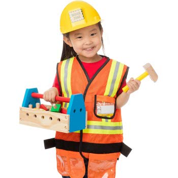 Melissa and Doug Construction Worker Role-Play Στολή Εργάτη Κατασκευών 14837 000772148375