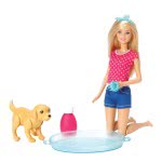 Mattel Barbie Και Κουταβάκι Παιχνίδι Στο Νερό DGY83 887961205909