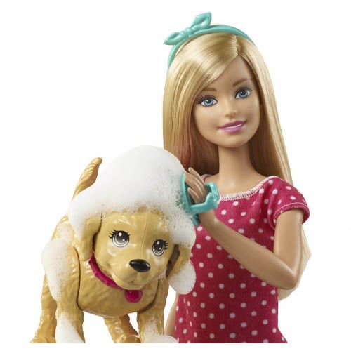 Mattel Barbie Και Κουταβάκι Παιχνίδι Στο Νερό DGY83 887961205909