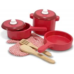 Melissa and Doug Wooden Kitchen Accessory Set 12610 000772126106