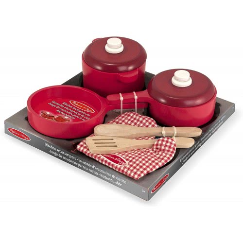 Melissa and Doug Wooden Kitchen Accessory Set 12610 000772126106