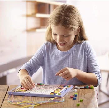 Melissa and Doug Wooden Stringing Beads Ξύλινες Χάντρες 13774 000772137744