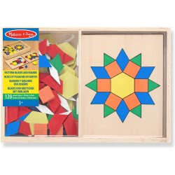 Melissa and Doug Pattern Blocks And Boards 10029 000772100298