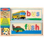 Melissa and Doug See Και Spell Ξύλινο Εκπαιδευτικό Παιχνίδι Με 8 Πλακέτες Διπλής Όψης Και 64 Γράμματα 12940 000772129404