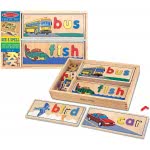 Melissa and Doug See Και Spell Ξύλινο Εκπαιδευτικό Παιχνίδι Με 8 Πλακέτες Διπλής Όψης Και 64 Γράμματα 12940 000772129404