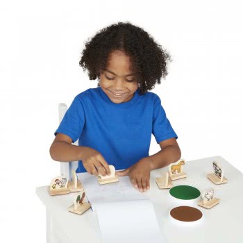 Melissa and Doug My First Wooden Stamp Set - Animals 12390 000772123907