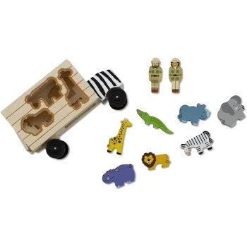 Melissa and Doug Animal Rescue Sorting Ξύλινο Φορτηγό Διάσωσης Ζώων 15180 000772151801