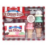 Melissa and Doug Scoop And Stack Ice Cream Cone Play Set 14087 000772140874