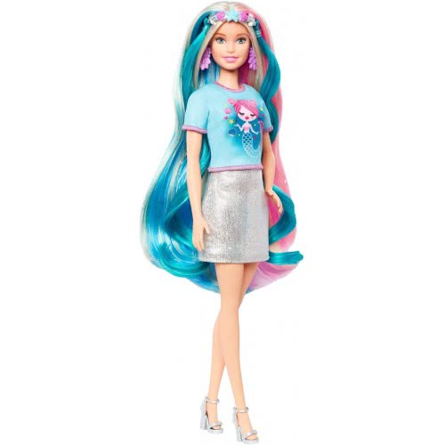 Mattel Barbie Fantasy Hair Φανταστικά Μαλλιά Ξανθιά Κούκλα GHN04 887961797541