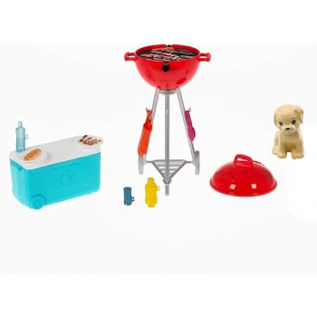 Mattel Barbie Έπιπλα Mini Playset BBQ Μπάρμπεκιου GRG75 / GRG76 887961903966