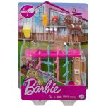 Mattel Barbie Mini Playset With Pet, Accessories And Working Foosball Table, Game Night Theme GRG75 / GRG77 887961903959