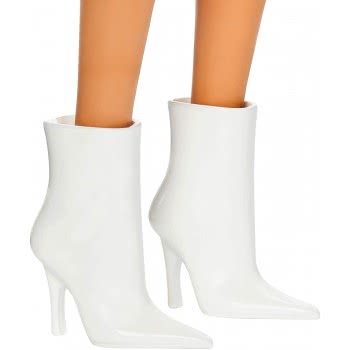 Mattel Barbie Fashionistas Doll 150 With No-Hair Look Wearing Pink Floral Dress, White Booties Και Earrings FBR37 / GYB03 887961