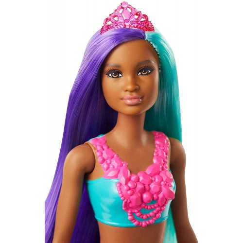 Mattel Barbie Dreamtopia Mermaid Doll, 12-Inch, Teal And Purple Hair, Multi GJK07 / GJK10 887961812992