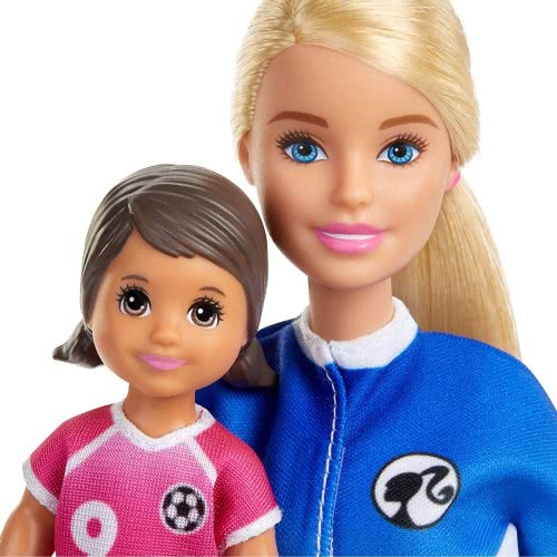 Mattel Barbie Soccer Coach Playset Σετ Αθλητικά Επαγγέλματα Με Ξανθιά Κούκλα Και Αξεσουάρ GLM53 / GLM47 887961845396