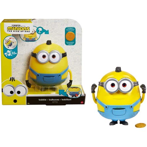 Mattel Minions The Rise Of Gru Minions Babble Otto Μπλα Μπλας Μεγάλο Διαδραστικό Παιχνίδι Με 20+ Ήχους Και Φράσεις GMF27 8879618