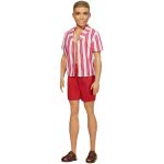 Mattel Barbie Ken 60Η Επέτειος Κούκλα Στο Throwback Beach Look With Swimsuit Και Sandals GRB41 / GRB42 887961899948