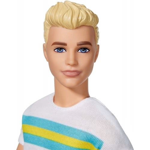 Mattel Barbie Ken 60Th Anniversary Doll In Throwback Workout Look With T-Shirt, Athleisure Pants, Sneakers GRB41 / GRB43 8879618