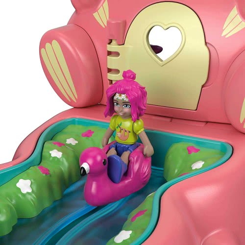 Mattel Polly Pocket Mini Σετάκια Flip And Reveal Tropical Sloth Βραδύποδας GTM56 / GTM59 887961918168
