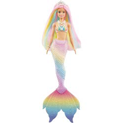 Mattel Barbie Γοργόνα Μεταμόρφωση Ουράνιο Τόξο GTF89 887961913941