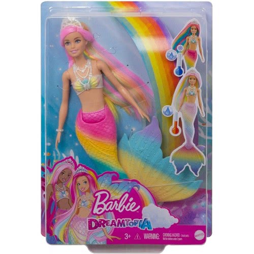 Mattel Barbie Γοργόνα Μεταμόρφωση Ουράνιο Τόξο GTF89 887961913941
