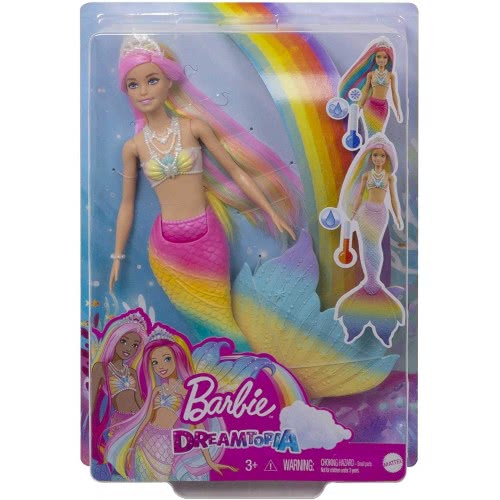 Mattel Barbie Γοργόνα Μεταμόρφωση Ουράνιο Τόξο GTF89 887961913941