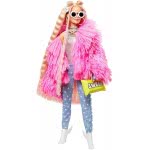 Mattel Barbie Extra Doll In Pink Fluffy Coat With Unicorn-Pig Toy GRN28 887961908480