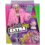 Mattel Barbie Extra Doll In Pink Fluffy Coat With Unicorn-Pig Toy GRN28 887961908480