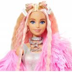 Mattel Barbie Extra Doll In Pink Fluffy Coat With Unicorn-Pig Toy GRN28 887961908480