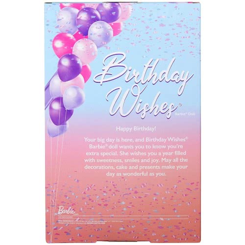 Mattel Barbie Birthday Wishes Doll GTJ85 887961915952