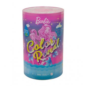 Mattel Barbie Color Reveal Slumber Party Fun Set, 50+ Surprises Including 2 Dolls, 3 Pets And 36 Accessories GRK14 887961905823
