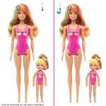 Mattel Barbie Color Reveal Slumber Party Fun Set, 50+ Surprises Including 2 Dolls, 3 Pets And 36 Accessories GRK14 887961905823