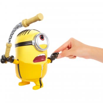 Mattel Minions: The Rise Of Gru Mighty Minions Stuart Μεγάλες Φιγούρες Με Κίνηση Και Ήχους GMF21 / GMF22 887961853223