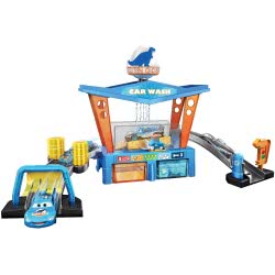 Mattel Disney Pixar Cars Color Change Dinoco Car Wash Car Vehicle Playset, 23 Pieces GTK91 887961916782