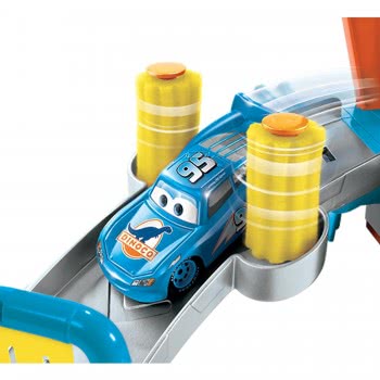 Mattel Disney Pixar Cars Color Change Dinoco Car Wash Car Vehicle Playset, 23 Pieces GTK91 887961916782
