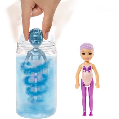 Mattel Barbie Color Reveal Chelsea Shimmer Series Τσέλσι Με 6 Εκπλήξεις GTT23 887961920291