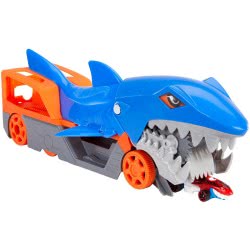 Mattel Hot Wheels Shark Chomp Transporter Playset With One 1:64 Scale Car For Kids 4 To 8 Years Old GVG36 887961925197