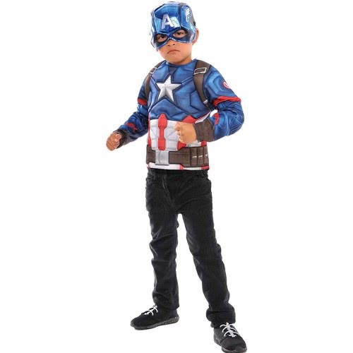 Rubies Αποκριάτικη Στολή Σετ Captain America G34108 048229009169