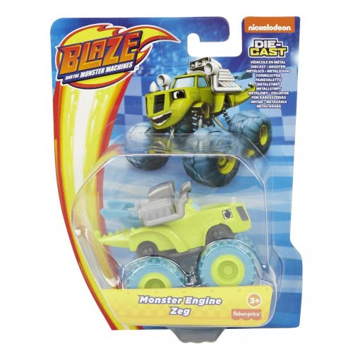 Mattel Blaze Die Cast - Monster Engine Zeg CGF20 / GWX80 887961949810