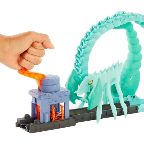 Mattel Hot Wheels Πίστες City Με Τέρατα - Toxic Scorpion Attack FNB05 / GTT67 887961920635
