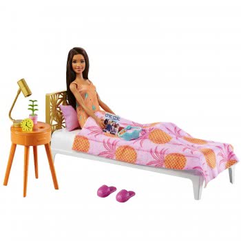 Mattel Barbie Doll And Bedroom Furniture Playset GTD87 / GRG86 887961904062