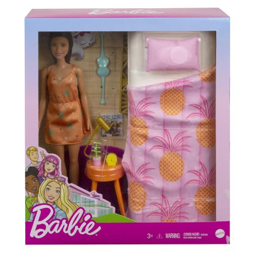 Mattel Barbie – Δωμάτιο Με Κούκλα Υπνοδωμάτιο GTD87 / GRG86 887961904062