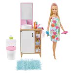 Mattel Barbie Δωμάτιο Με Κούκλα - Μπάνιο GTD87 / GRG87 887961904086